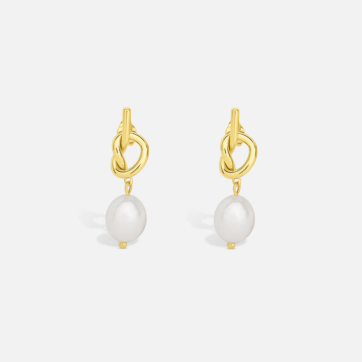 Pearl Knot Earring