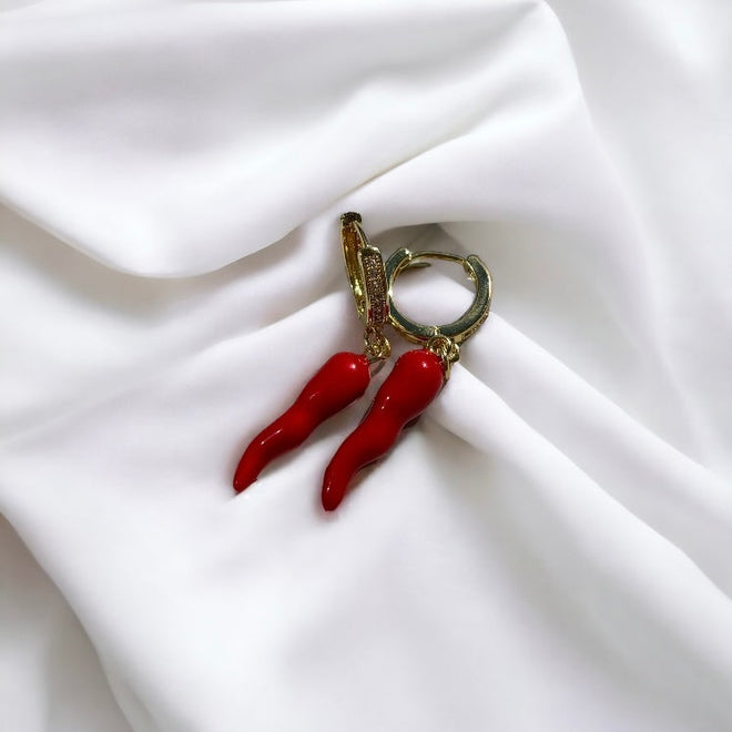Spicy Drops Earrings (Handmade & Limited Edition)