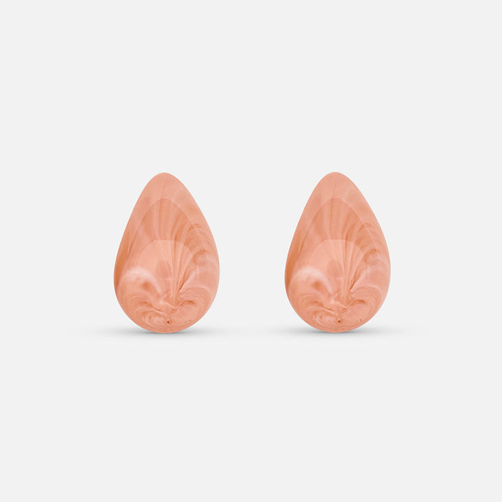 Blush Tear Drop Earring