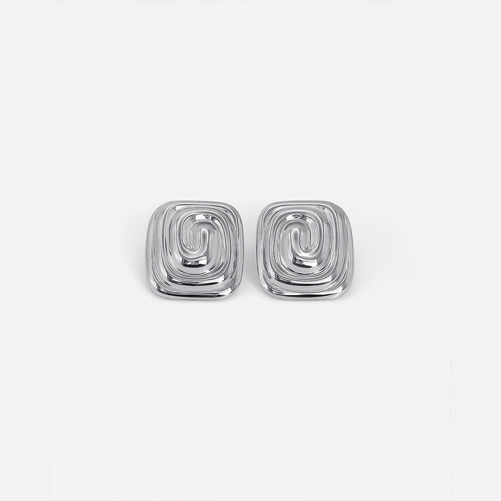 Spiral Earrings Silver