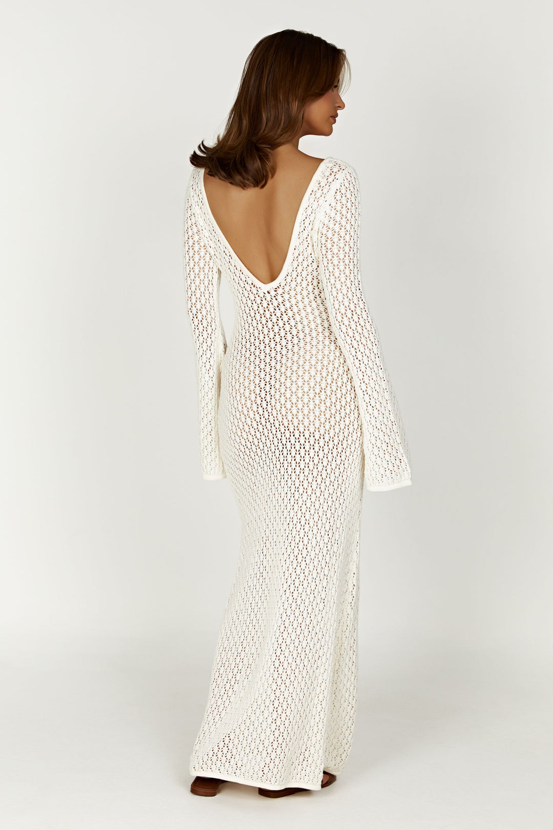 Claire - Elegant White Maxi Dress