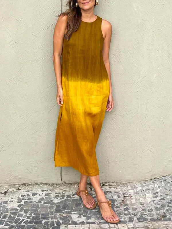 Lysette - Stylish Print Maxi Dress