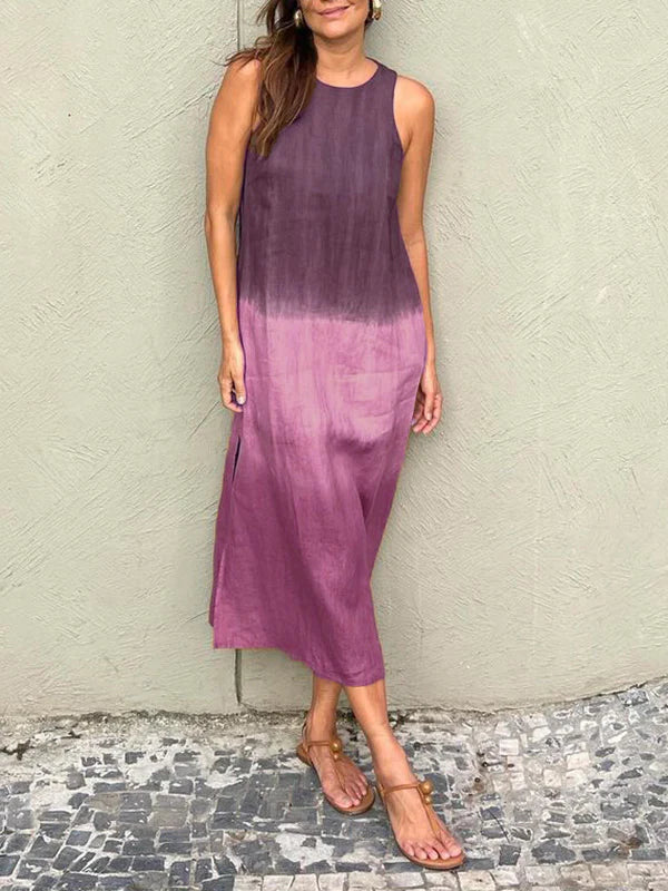 Lysette - Stylish Print Maxi Dress