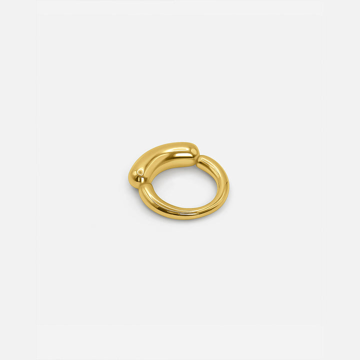 Tube Ring Gold