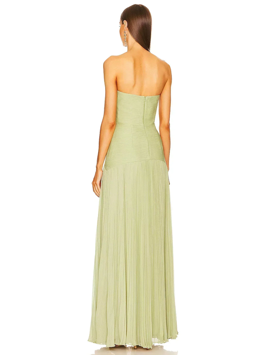 Zynella ™ | Sleeveless drop-waist maxi dress