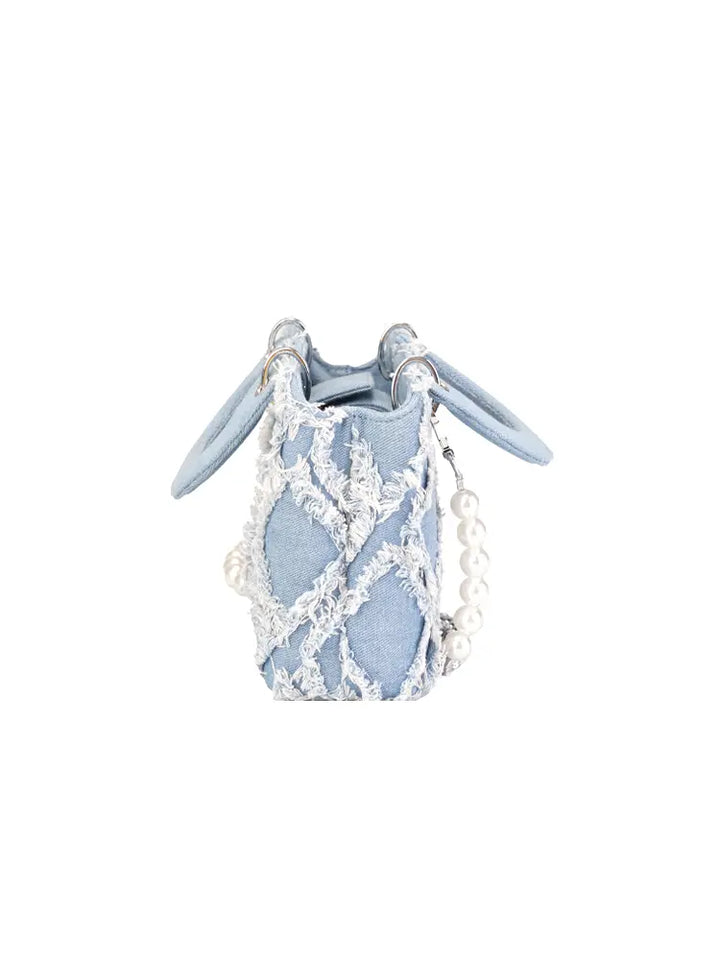 Summer New Denim Flap Shoulder & Top Handle Bag