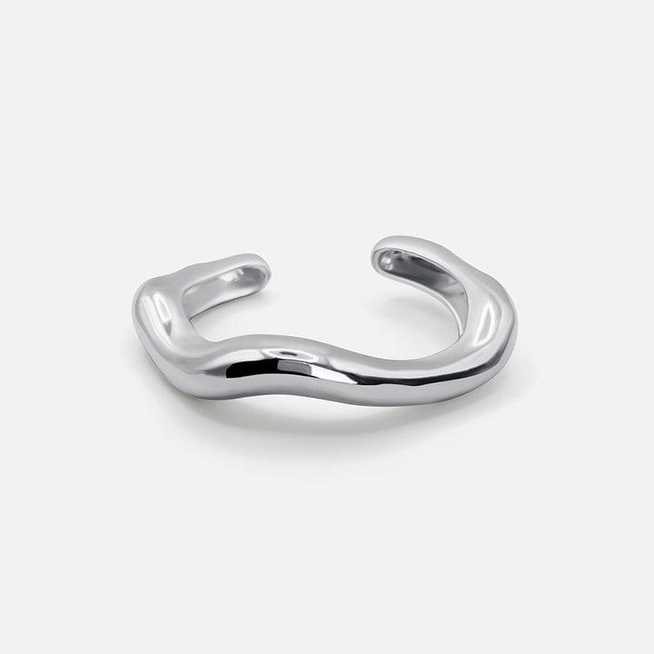 Sculptural Open Bracelet
