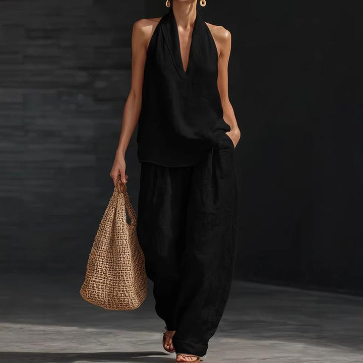 Ainhoa | Two-Piece Linen-Textured Set
