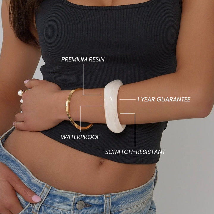 Cream Bangle