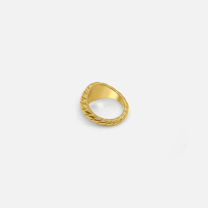 Ripple Ring Gold