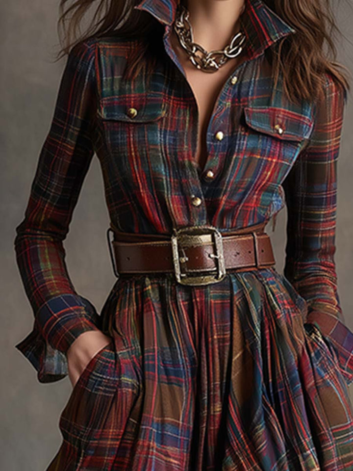 Mandy | Belt Shirt Dress