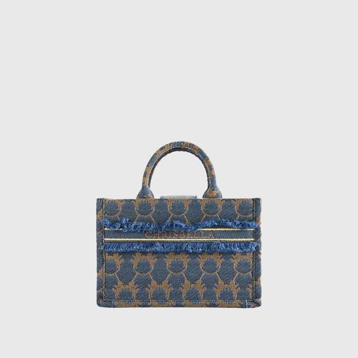 Denim Tote Shoulder Bag