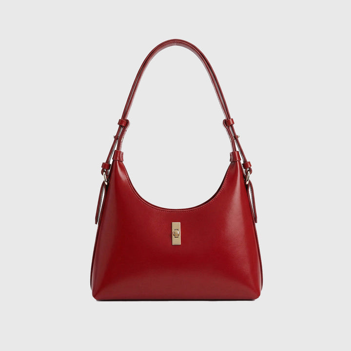 Half Moon Leather Crossbody Bag