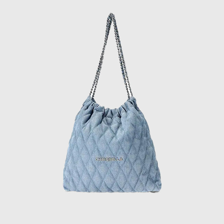 Washed Effect Slouchy Utility Tote Bag