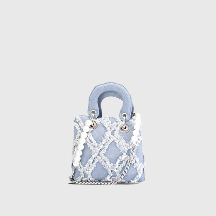 Summer New Denim Flap Shoulder & Top Handle Bag