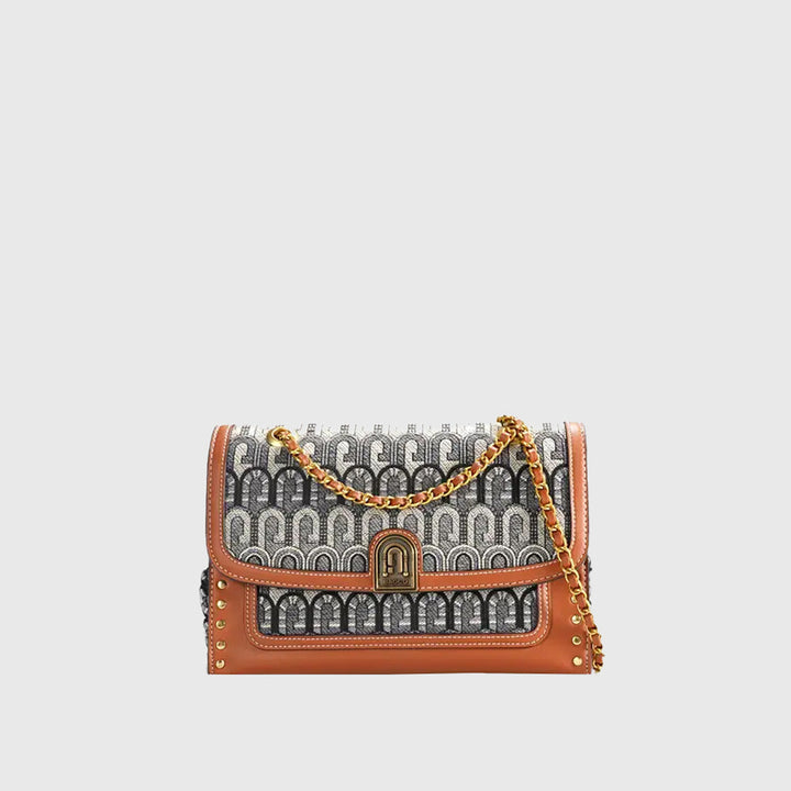 G-Jacquard Fabric Crossbody Shoulder Bag