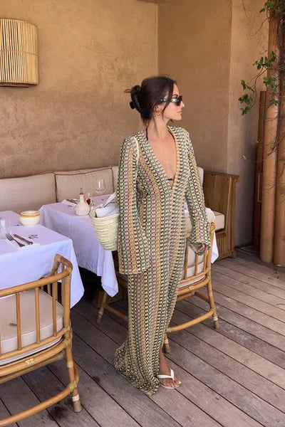 Alix - Cropped Maxi Dress