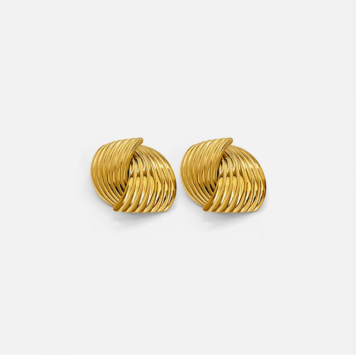 Twist Earrings - Gold