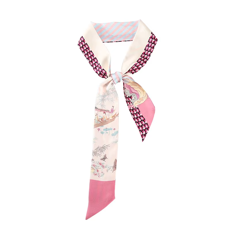 Silk Scarf for Bag