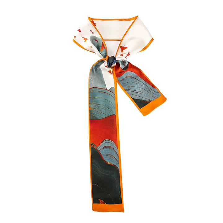 Silk Scarf for Bag