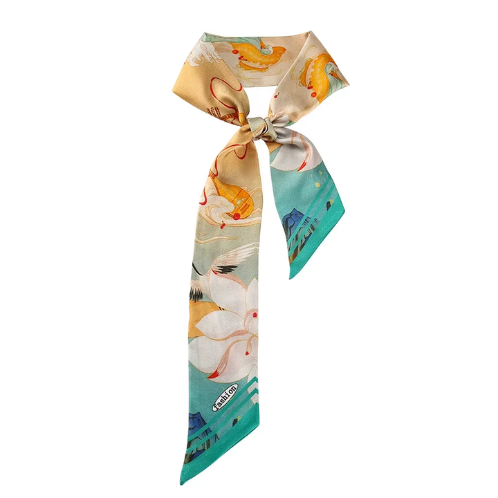 Silk Scarf for Bag