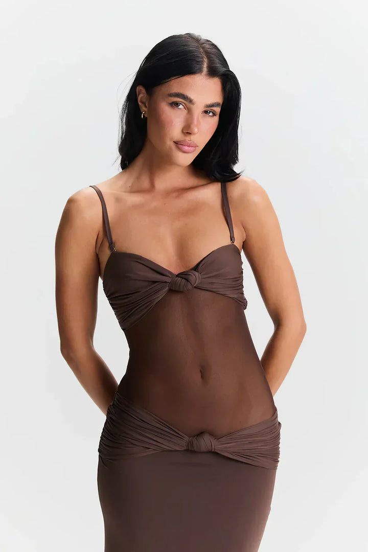 Zola | Detachable Straps Maxi Dress