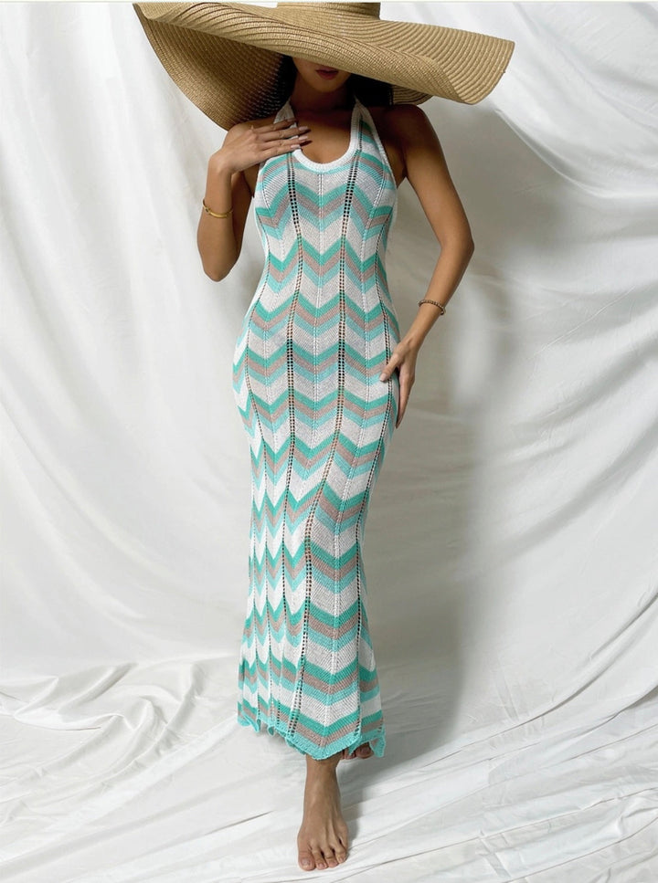Heleen - Knit Halter Midi Dress