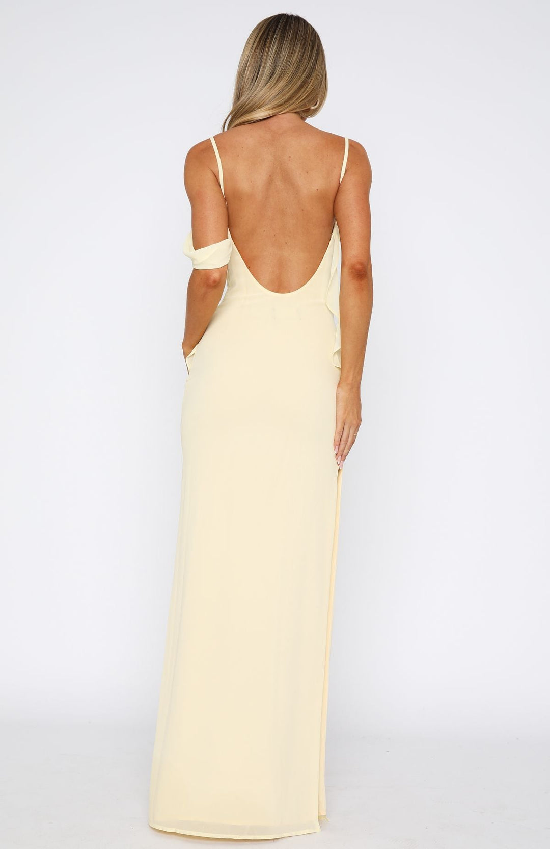 Mae - Lemon Love Blossoms Maxi Dress