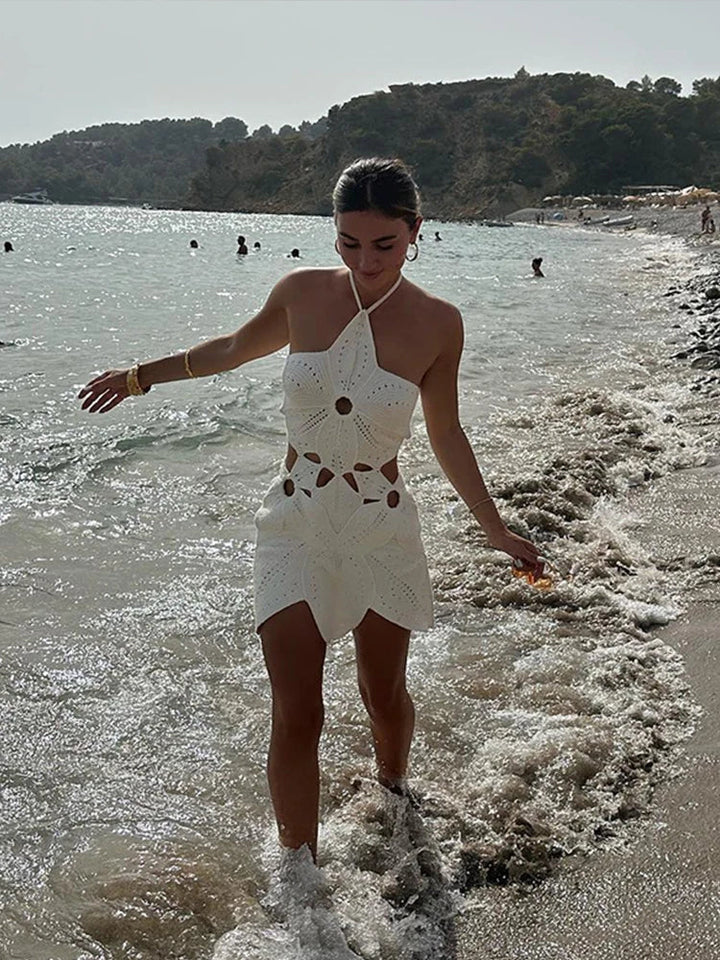 Elvie - Knitted Summer Mini Dress