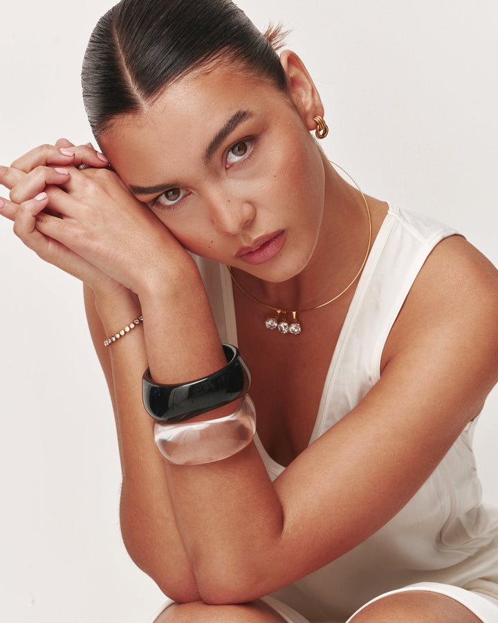 Clear Sculpt Bangle