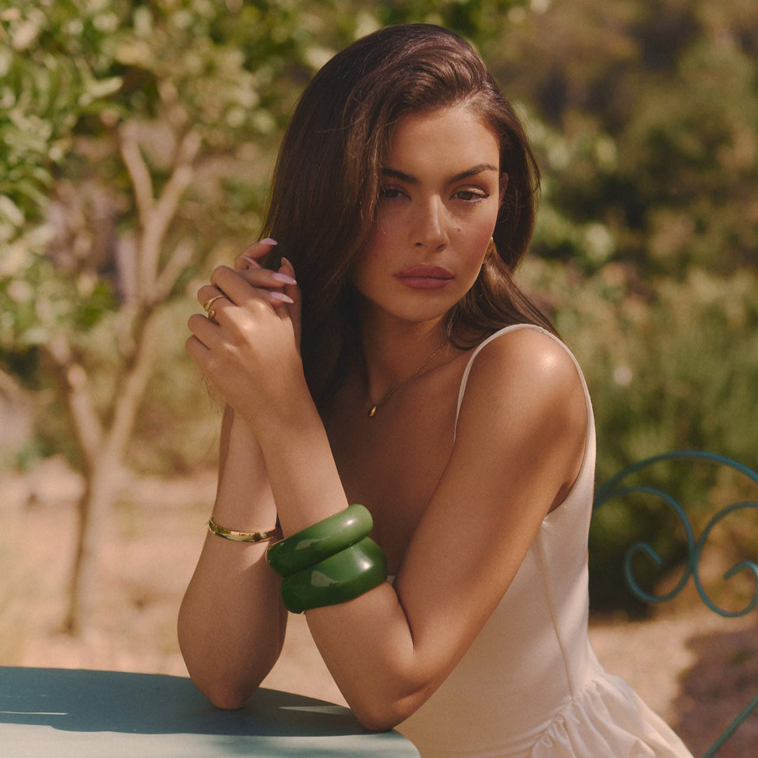Avocado Rounded Bangle