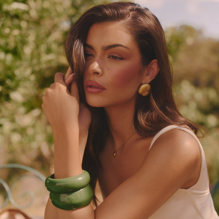 Avocado Rounded Bangle