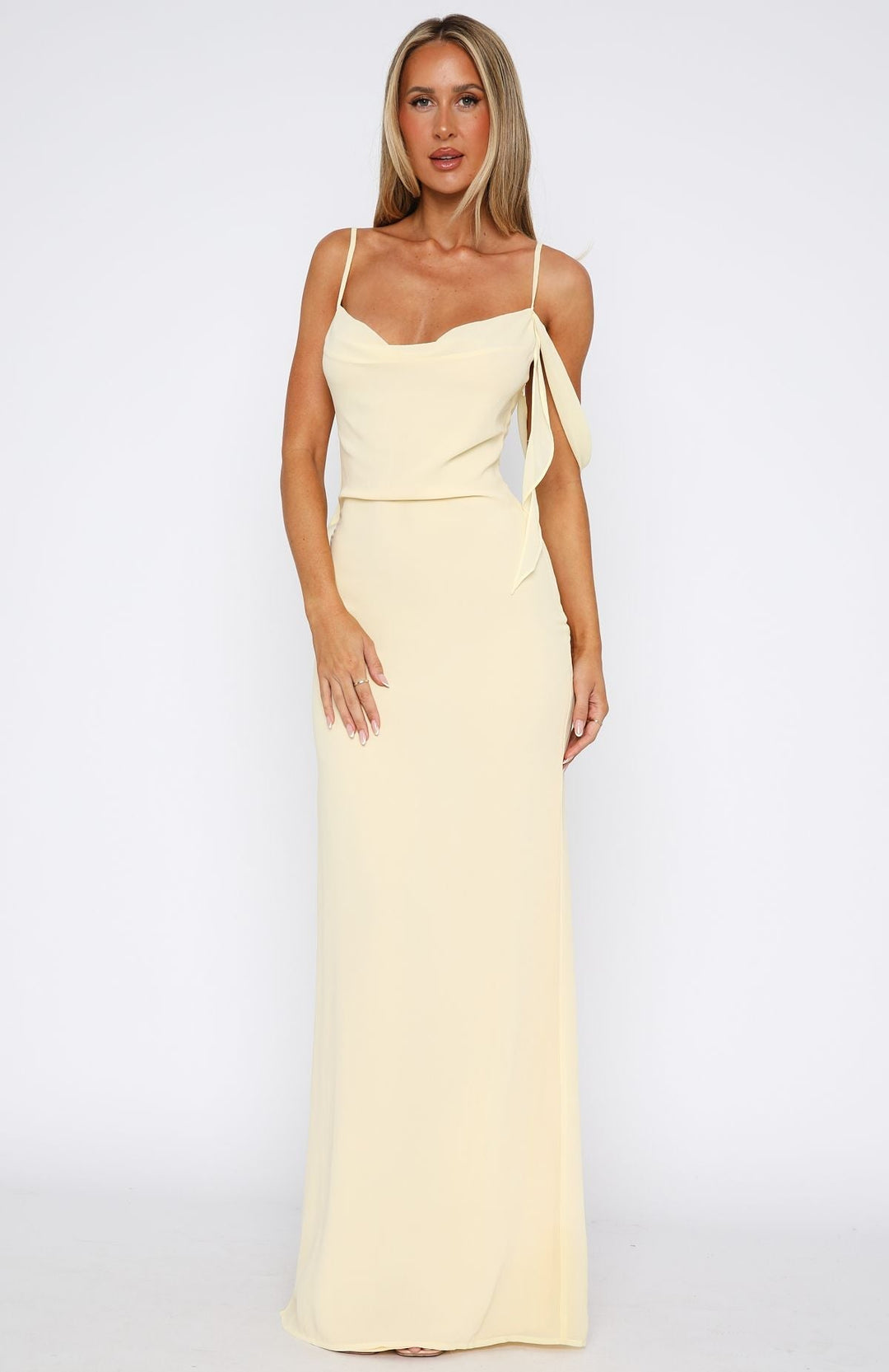 Mae - Lemon Love Blossoms Maxi Dress