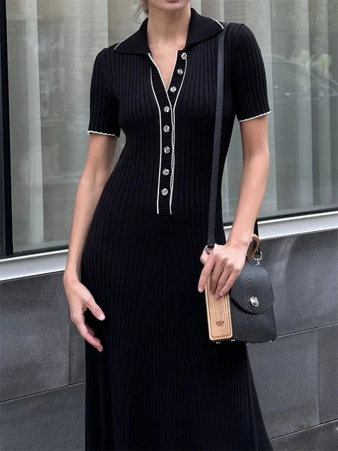 Neti - Loose High Waist Maxi Dress