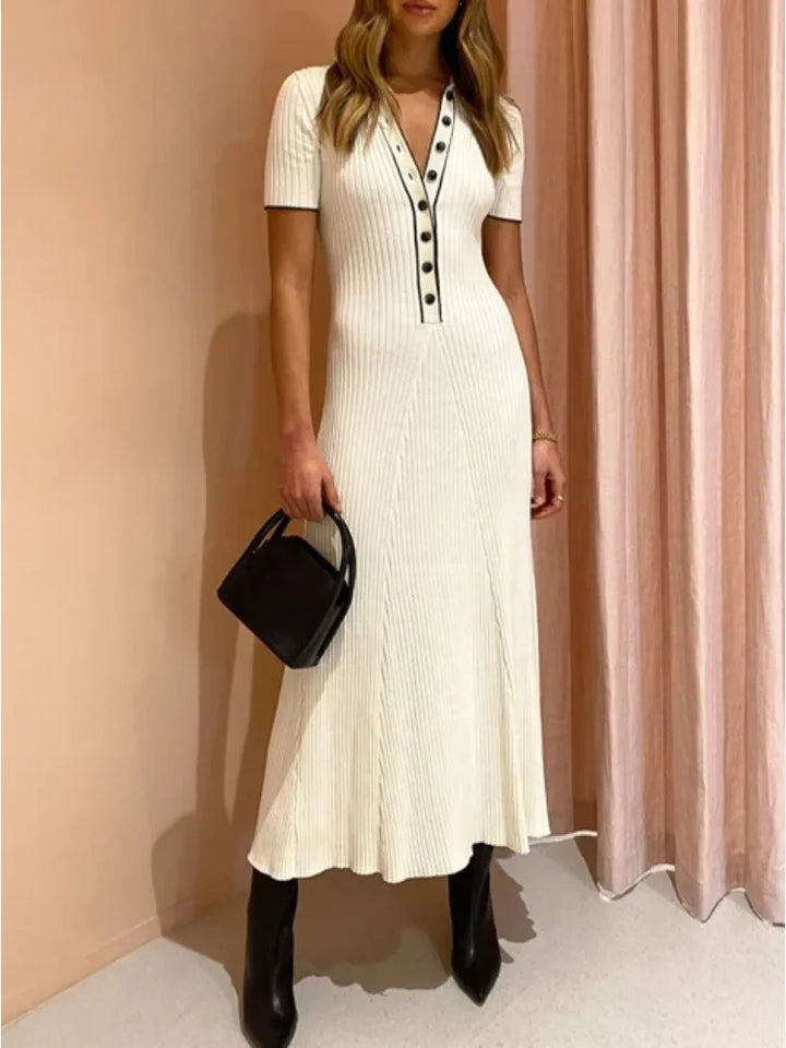 Neti - Loose High Waist Maxi Dress