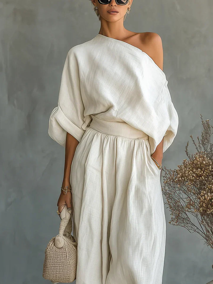 Mila™ | Off-Shoulder Two-Piece Set