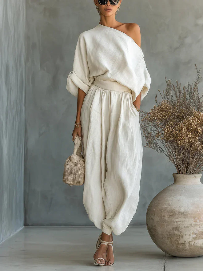 Mila™ | Off-Shoulder Two-Piece Set