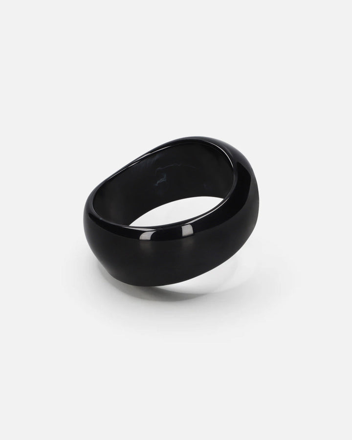 Black Sculpt Bangle