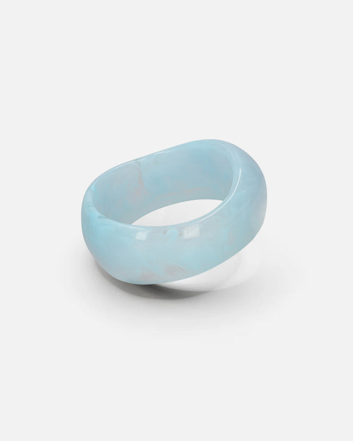 Blue Sculpt Bangle