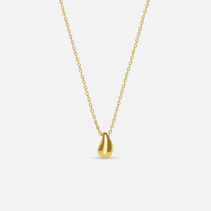 Mini Drop Necklace Gold