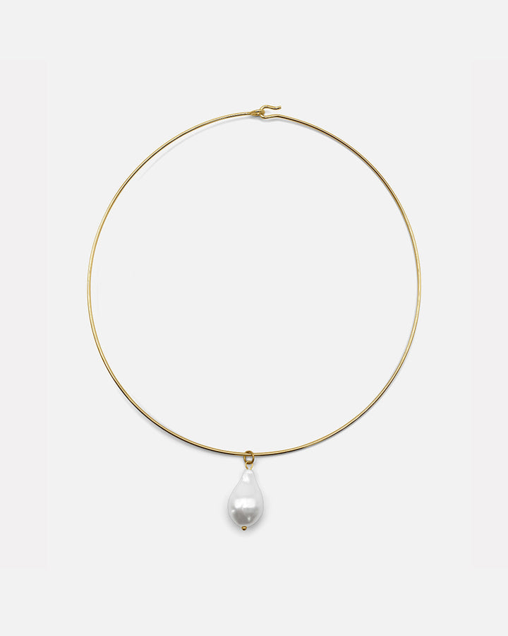 Pearl Drop Collar Necklace