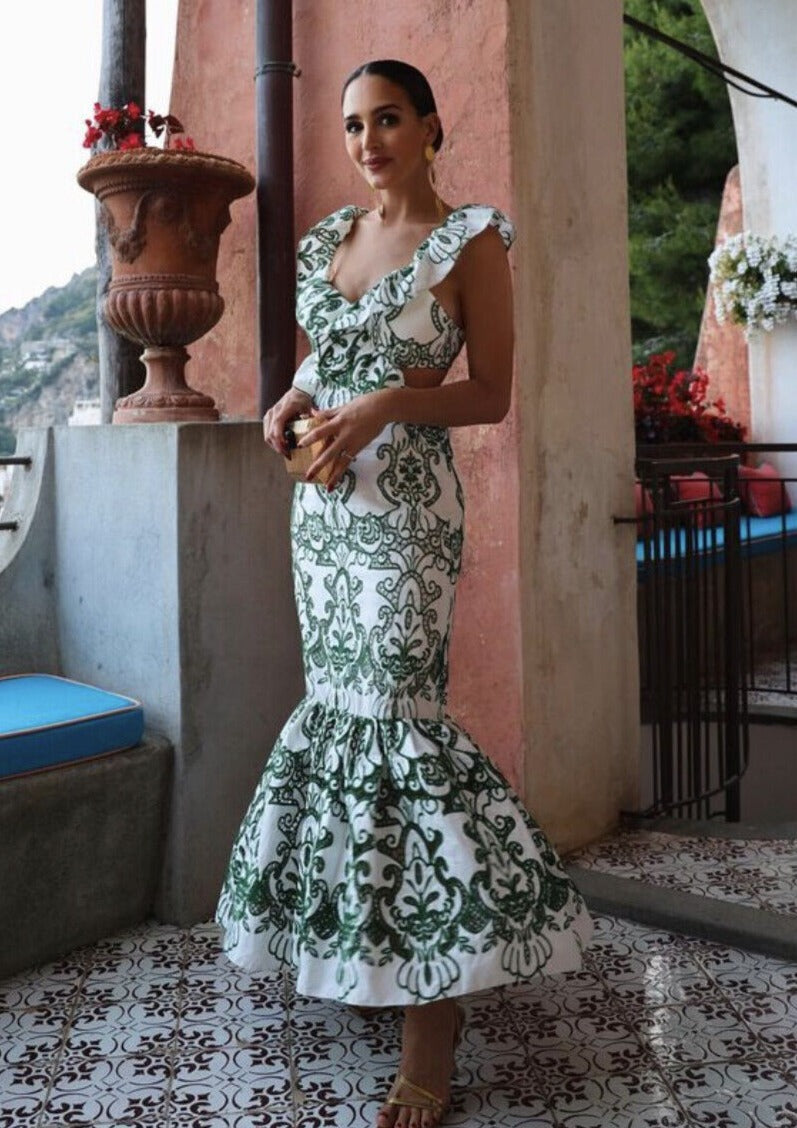 Haven | Ruffled Maxi Dress