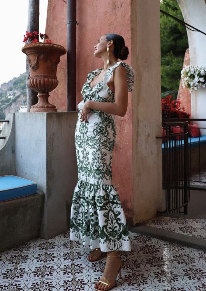 Haven | Ruffled Maxi Dress